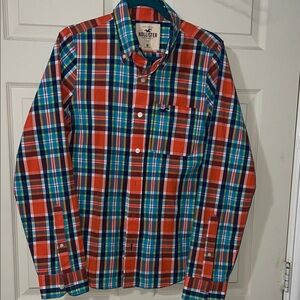 Hollister Men's Multicolor Plaid Shirt